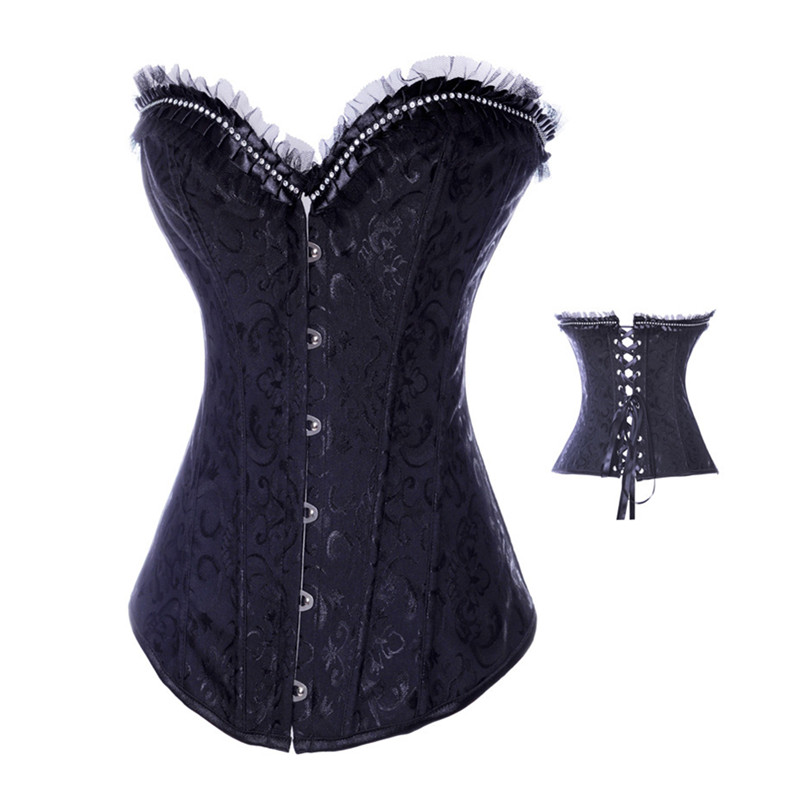 New Rhinestone Corset Full Ste - Boning Corset Steel recension och pris