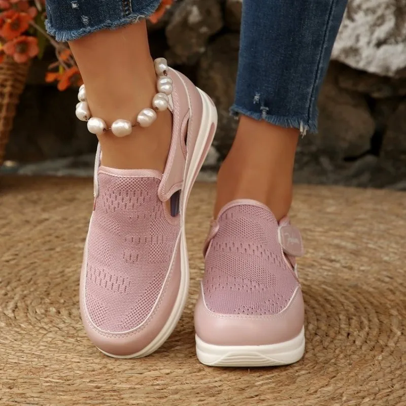 Women Platform Slip on Sneaker - Velcro Hook Loop recension och pris