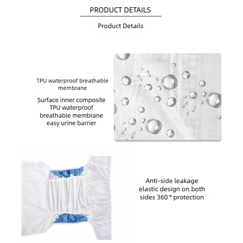 Reusable Washable Adult Cloth  - Velcro Hook Loop recension och pris