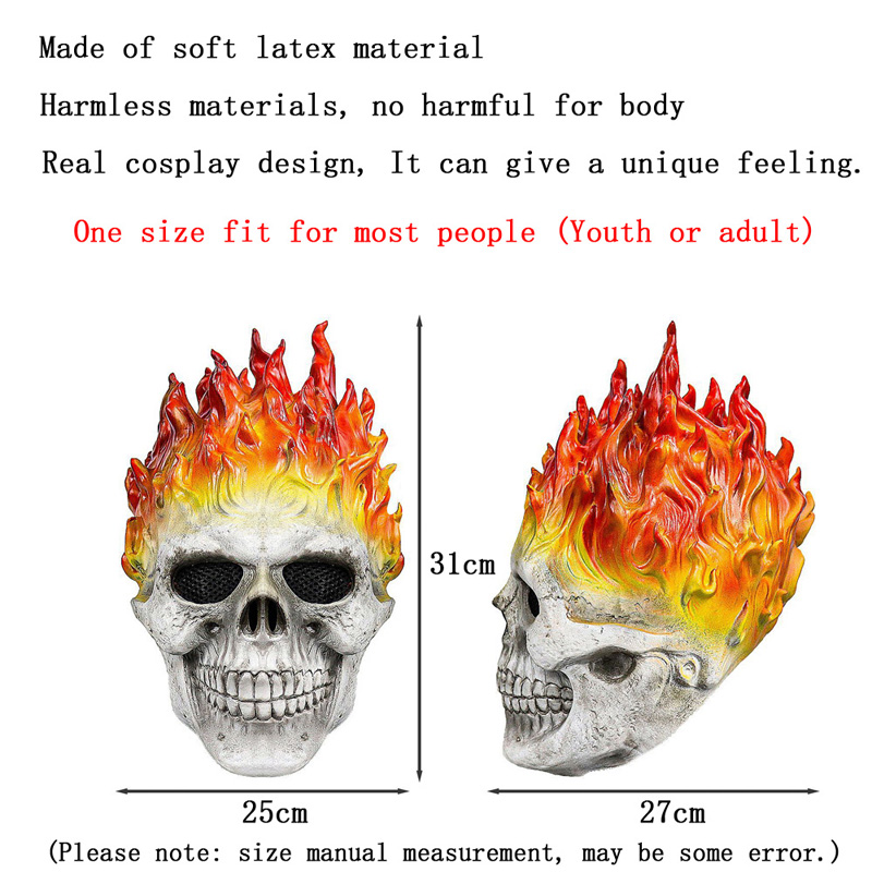 Unique Cosplay Flame Skeleton  - Cosplay Flame Prop recension och pris