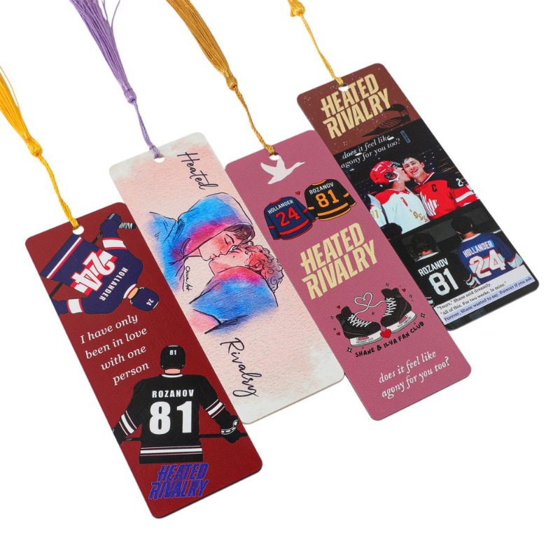Hot Heated Rivalry Bookmarks I - Cosplay Prop Book recension och pris