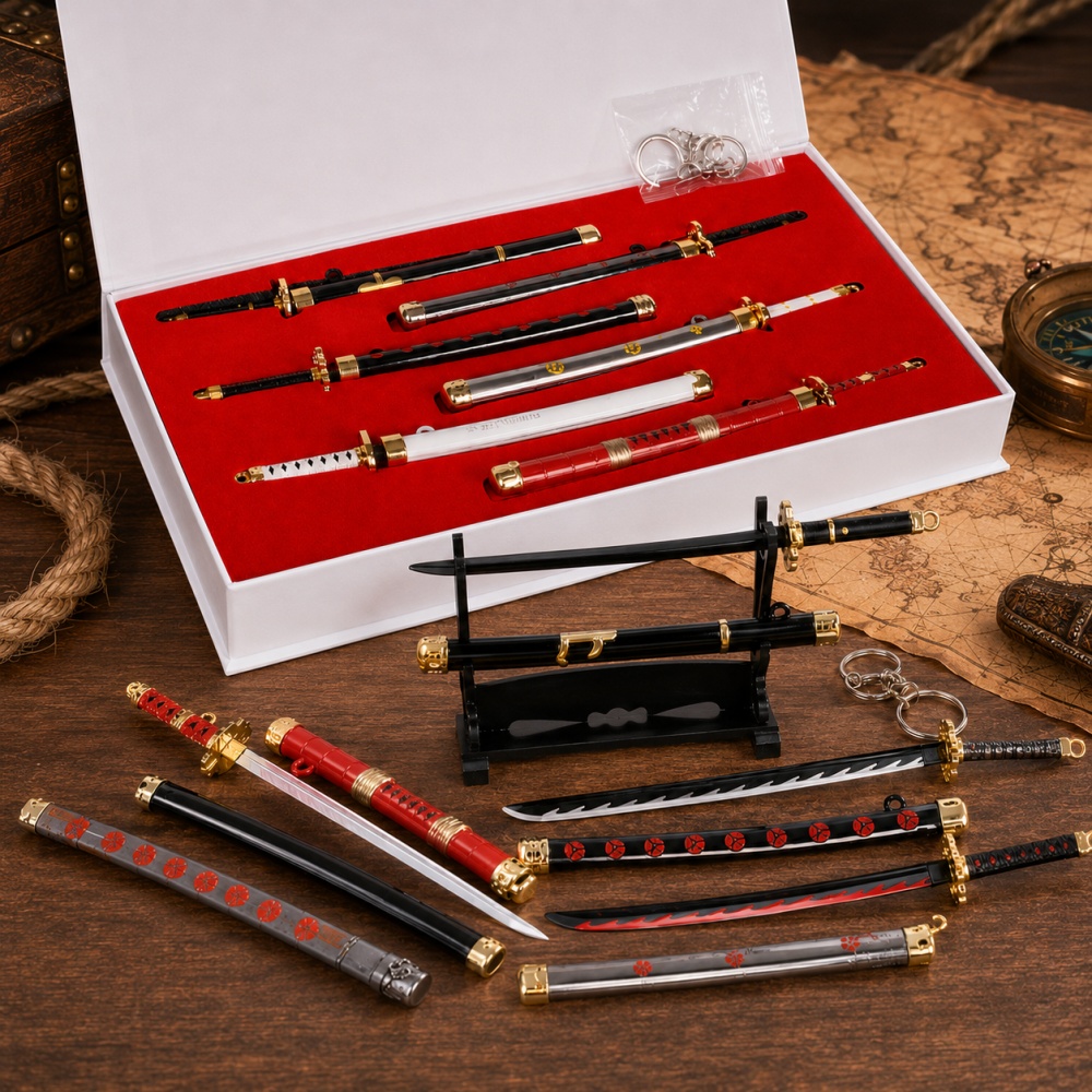 Anime One Piece Zoro Sword Key - Cosplay Prop Katana recension och pris