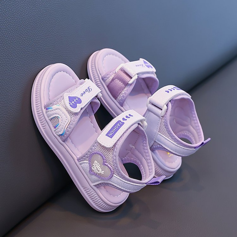 Girls' Heart-Shaped Princess S - Velcro Hook Loop recension och pris