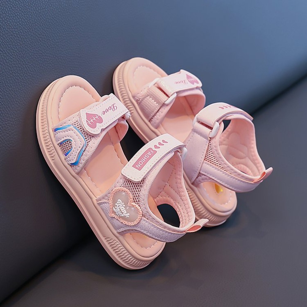 Girls' Heart-Shaped Princess S - Velcro Hook Loop recension och pris