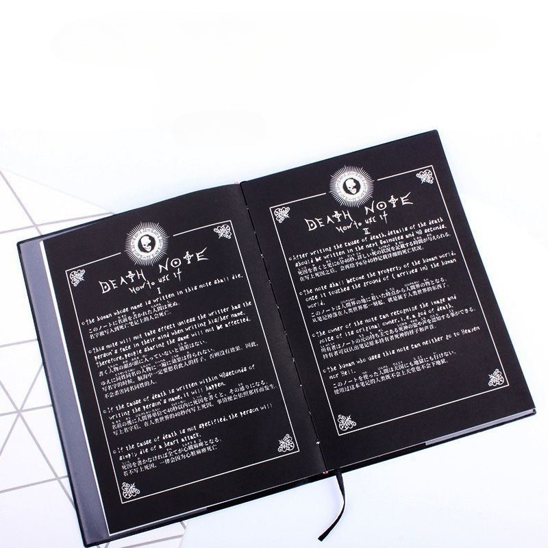 Anime Death Note Notebook Leat - Cosplay Prop Book recension och pris