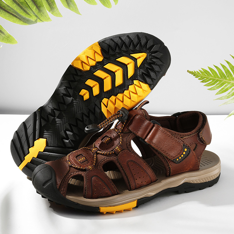 Large Size New Summer Men's To - Velcro Hook Loop recension och pris