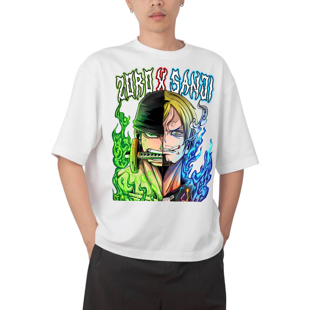 One Piece 2026 Men Cotton Tshi - Cosplay Flame Prop recension och pris