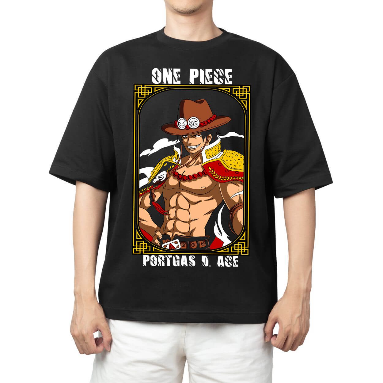 One Piece 2026 Men Cotton Tshi - Cosplay Flame Prop recension och pris