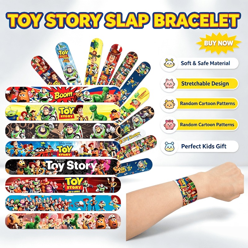 Cartoon Toy Story Slap Bracele - Cosplay Prop Filler recension och pris