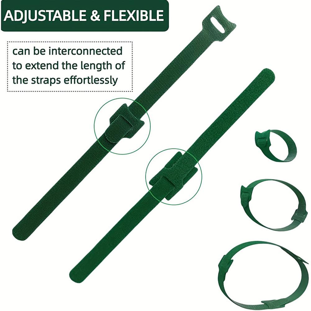 100pcs Reusable Adjustable Non - Velcro Hook Loop recension och pris