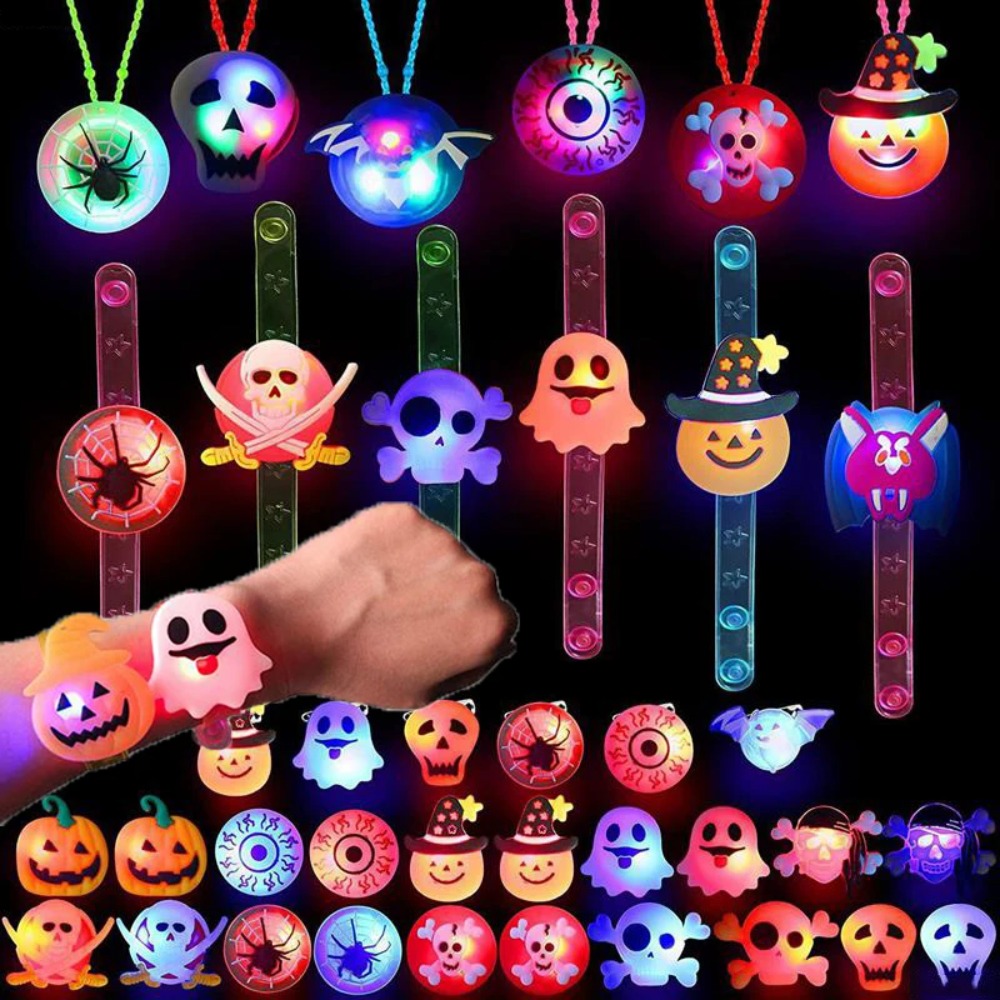 1-60PCS Glowing Halloween Brac - Cosplay Prop Filler recension och pris