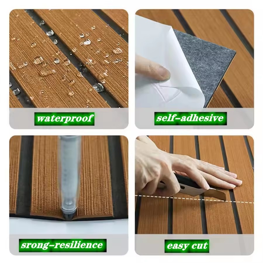 Faux Teak EVA Foam Boat Floori - Eva Foam Sheet recension och pris