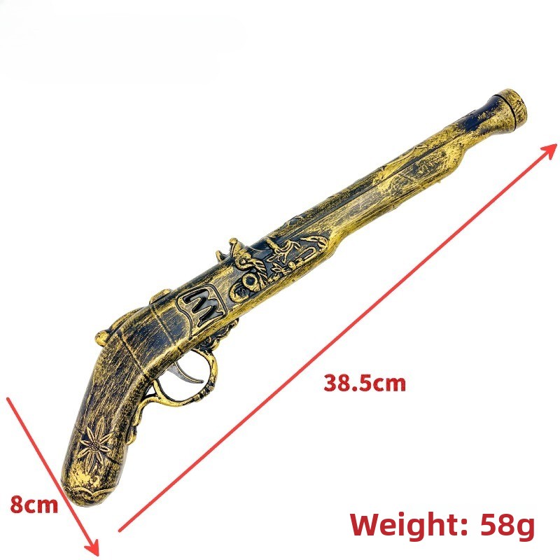 40cm/15.75in Pirate Gun Plasti - Cosplay Prop Pistol recension och pris