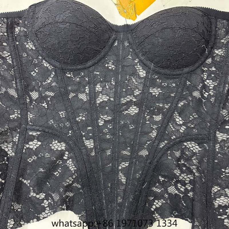 Women Lace Corset Bustier Over - Boning Corset Steel recension och pris