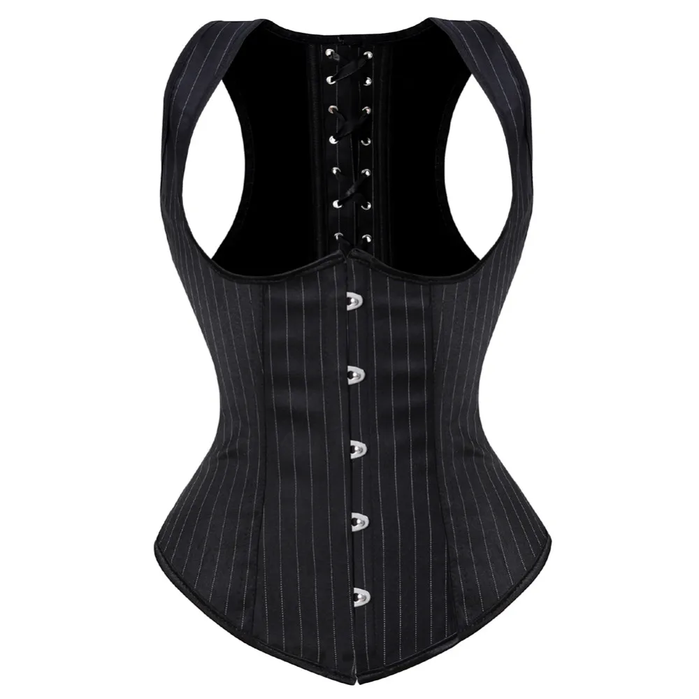 Women's Gothic Jacquard Underb - Boning Corset Steel recension och pris